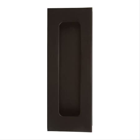 Delaney Hardware Black Barn Door Hardware Flush Finger Pull BD0164